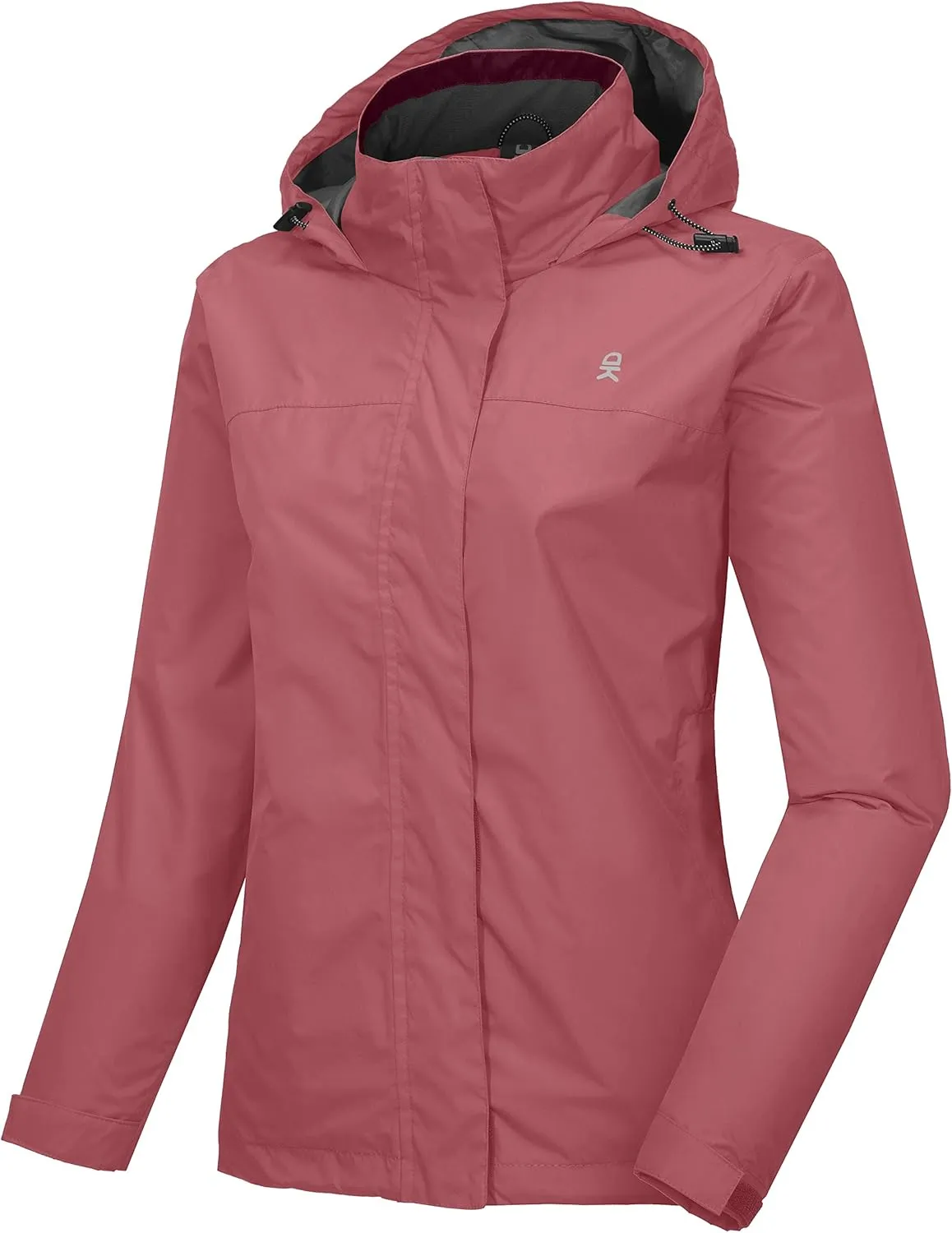 Little Donkey Andy Women’s Waterproof Rain Jacket Lightweight Outdoor Windbreaker Rain Coat Shell for Hiking, Travel
