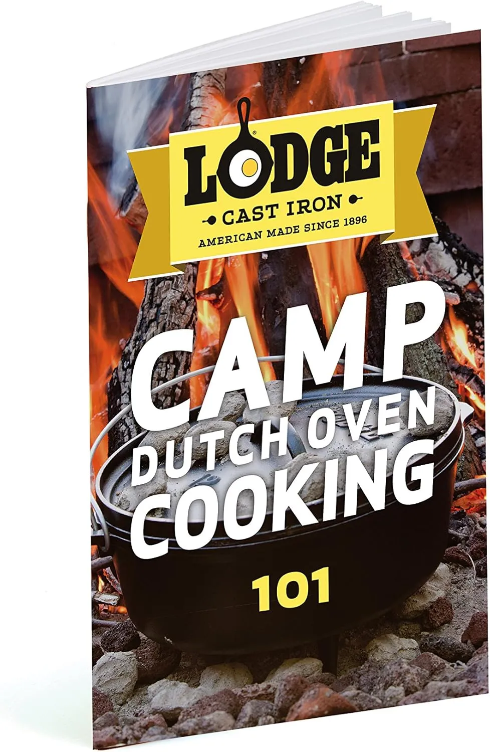 Lodge L12CO3BS Boy Scouts of America Cast Iron Camp Dutch Oven, Pre-Seasoned, 6-Quart, Black