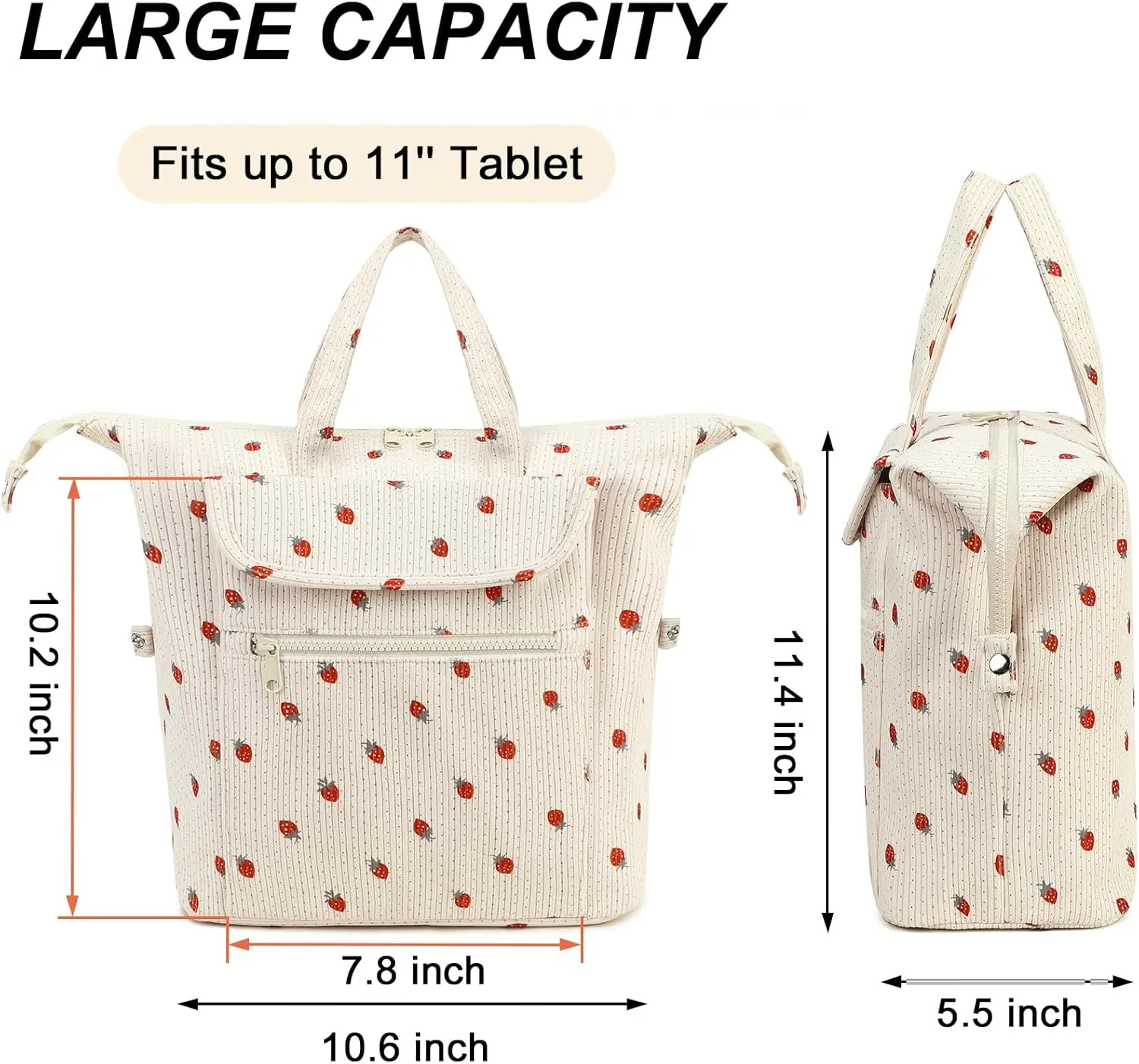 Lunch Box for Women Waterproof & Leakproof Lunch Tote Bags Large Reusable Thermal Cooler Bag for Work, Picnic, Travel or Daily Use