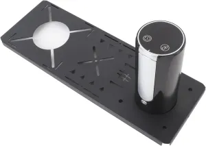 Luqeeg Portable IGT Table Plate with Electric Water Pump, Camping IGT Table Board, Stainless Steel 0.5 Unit IGT Table Board Outdoor Stove Furnace Board Hiking Accessories