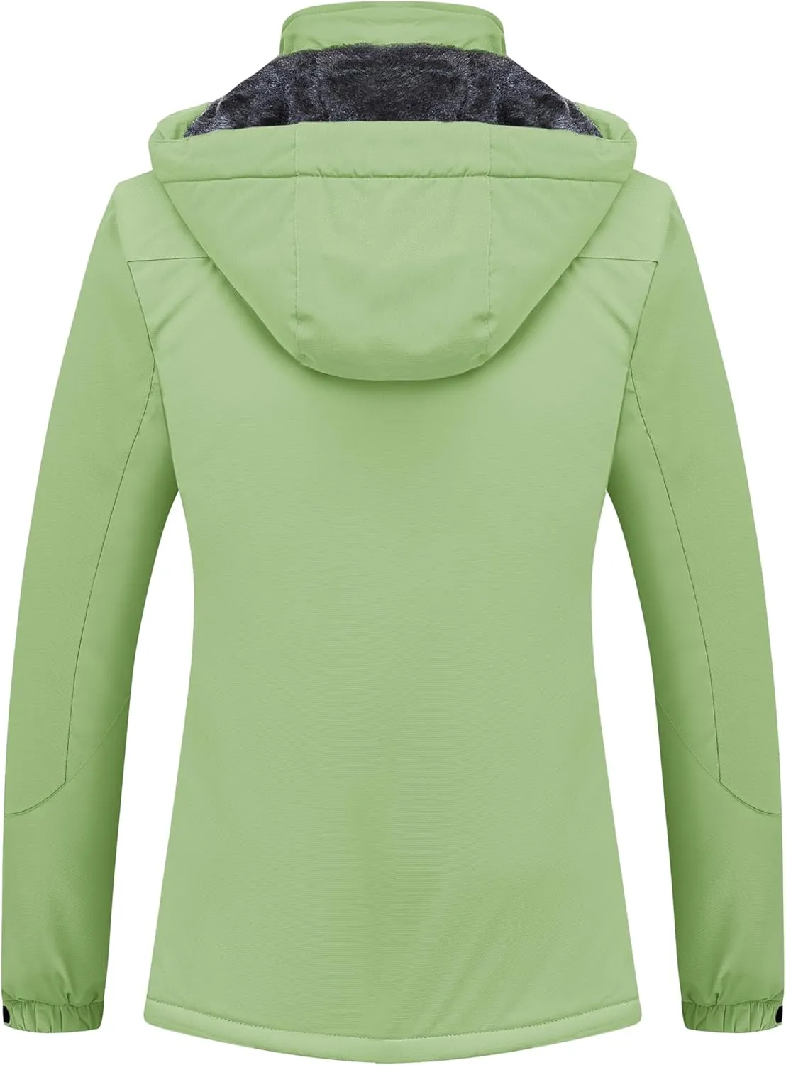 MAGCOMSEN Women's Ski Jacket Waterproof Insulated Snow Jacket Warm Windproof Winter Coats with Hood Fleece Lined Jacket