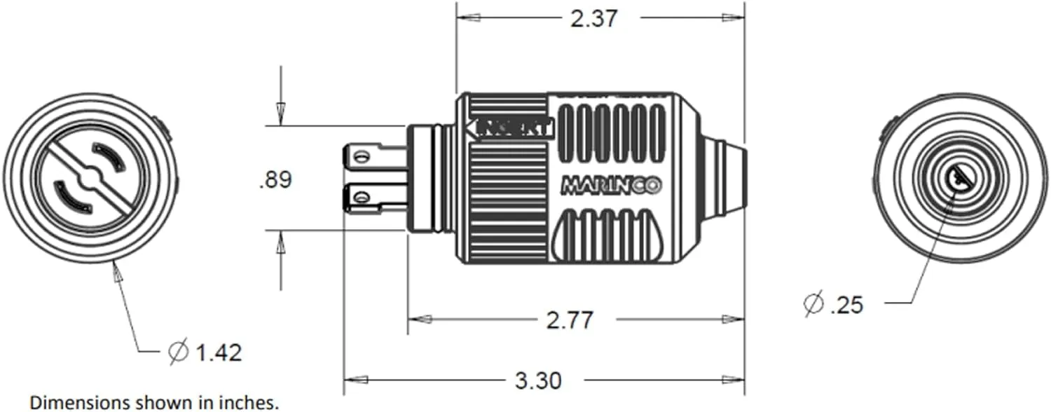 Marinco 2-Wire ConnectPro® Charging / Downrigger / Trolling System