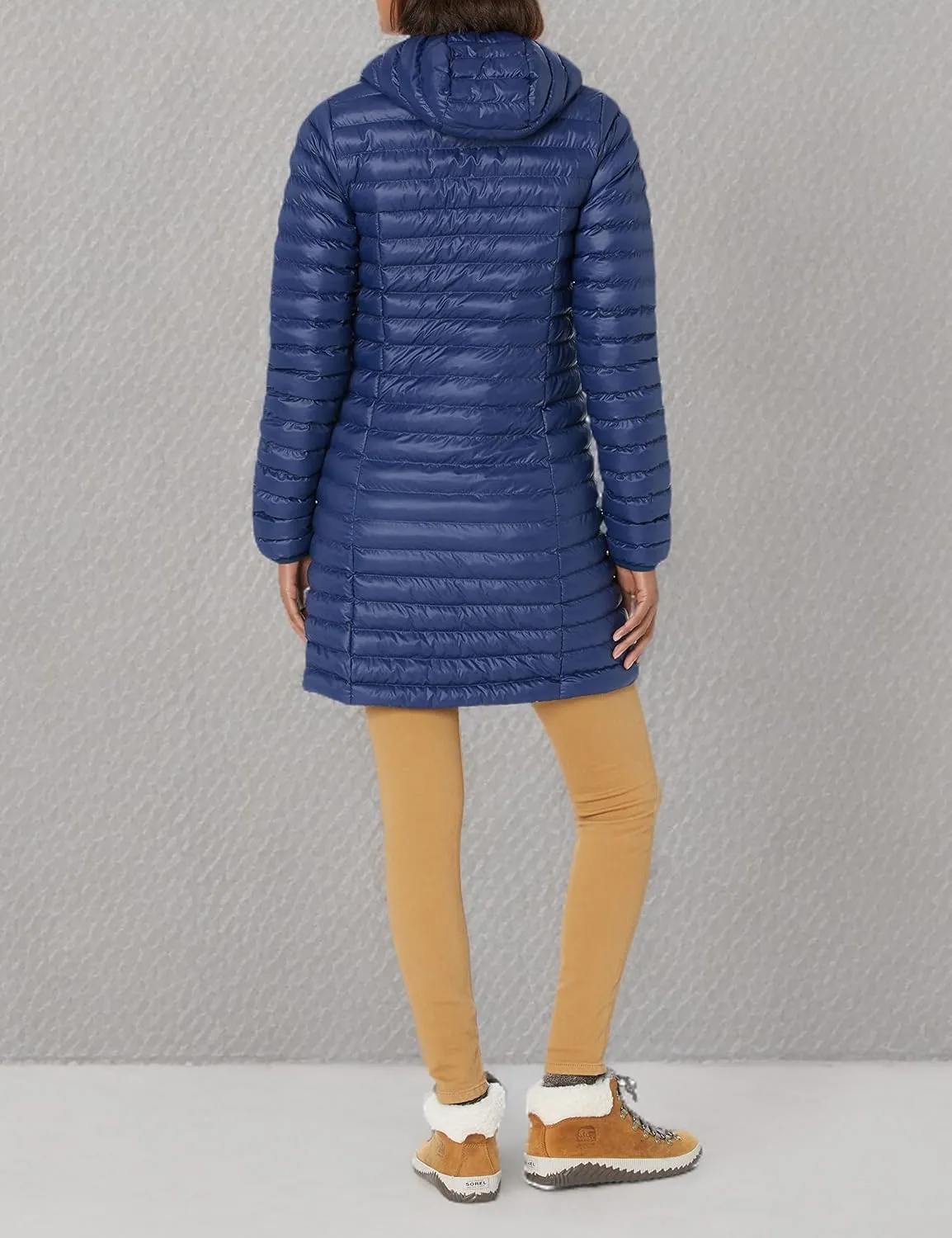 MARMOT Women's Echo Featherless Long Jacket - Mid-Thigh, Lightweight Down-Alternative Puffer with Hood