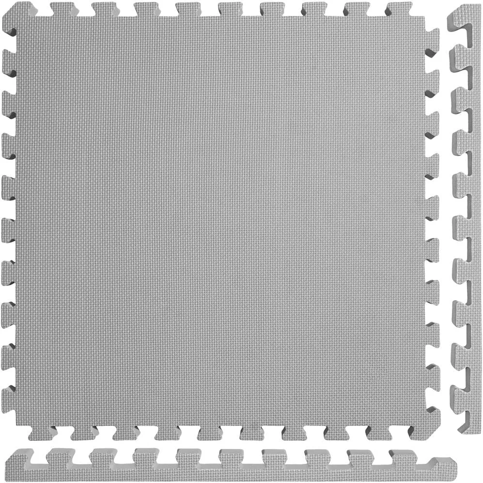 Meister X-THICK 1.5" Interlocking EVA Foam Mats - 2X Cushion for Wrestling, MMA Takedowns & Gymnastics - 2'x2' Tiles