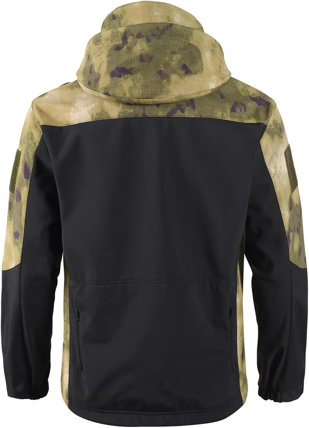 Men Rain Jacket Waterproof Breathable Lightweight Raincoat with Drawstring Hood for Outdoor Travel Hiking Windbreaker