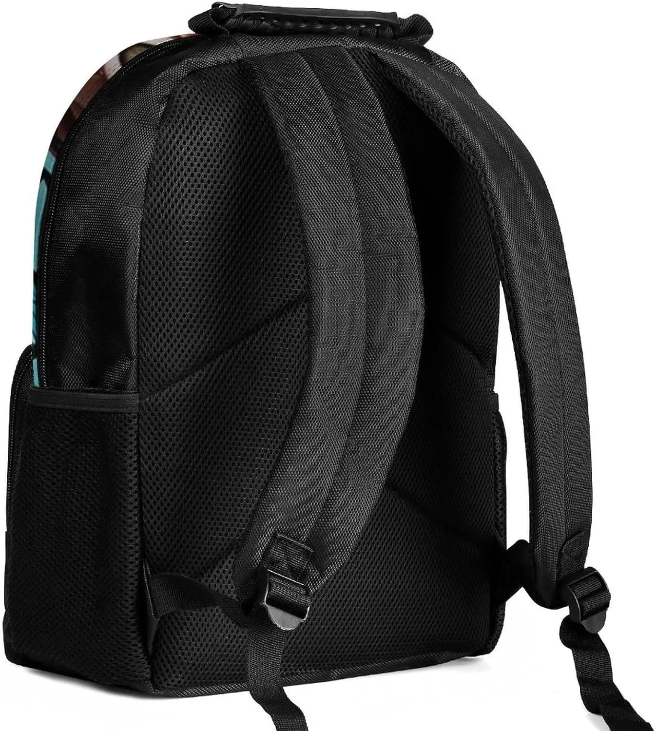 Men Women Lightweight Colorful Afro American Black Woman With Butterflies Art Daypack Bookbag Big Capacity Carry On Bag With Side Pockets for Camping Travel Bicycle