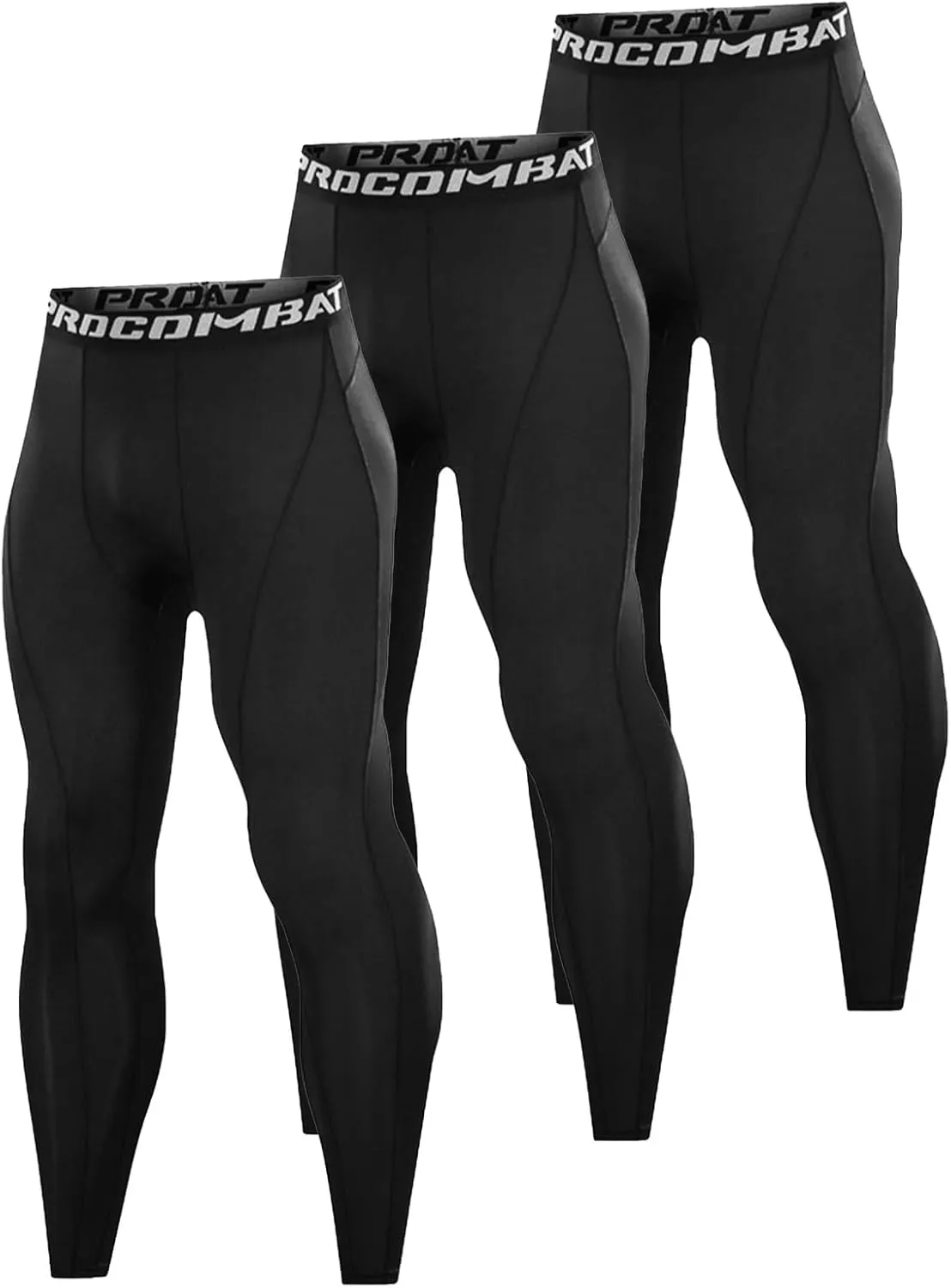 Men’s Compression Pants, Leggings Running Tights Workout Base Layer for Basketball Sports Athletic Gym Soccer