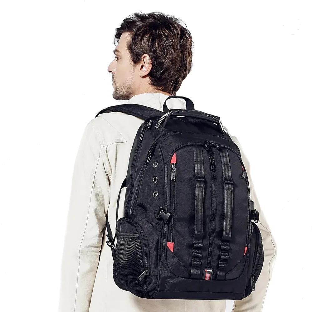 Men's Large Capacity Waterproof Travel Backpack for Outdoor Camping & Hiking