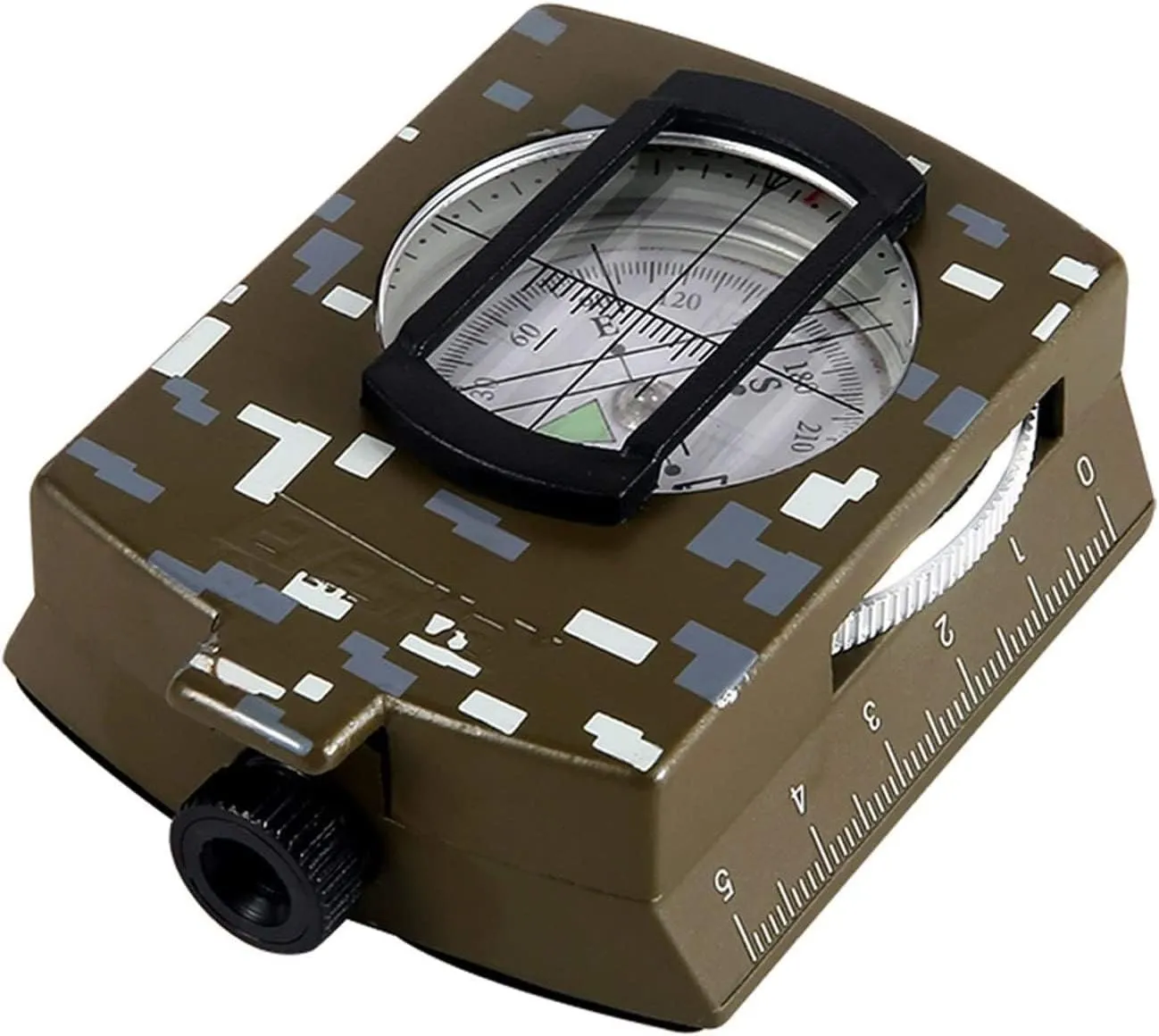 Metal, Glass Compass Survival Hiking Outdoor Camping Equipment Geological Compass Compact，Provide Accurate Direction Assistance, Easy to Carry