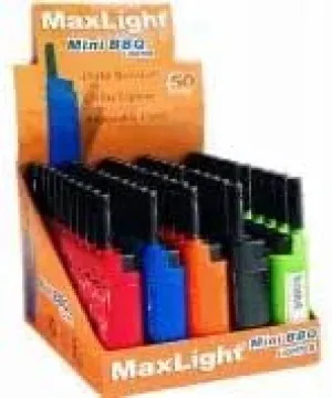Mini BBQ Lighters Multi Purpose 5-Pack (Neon Color)
