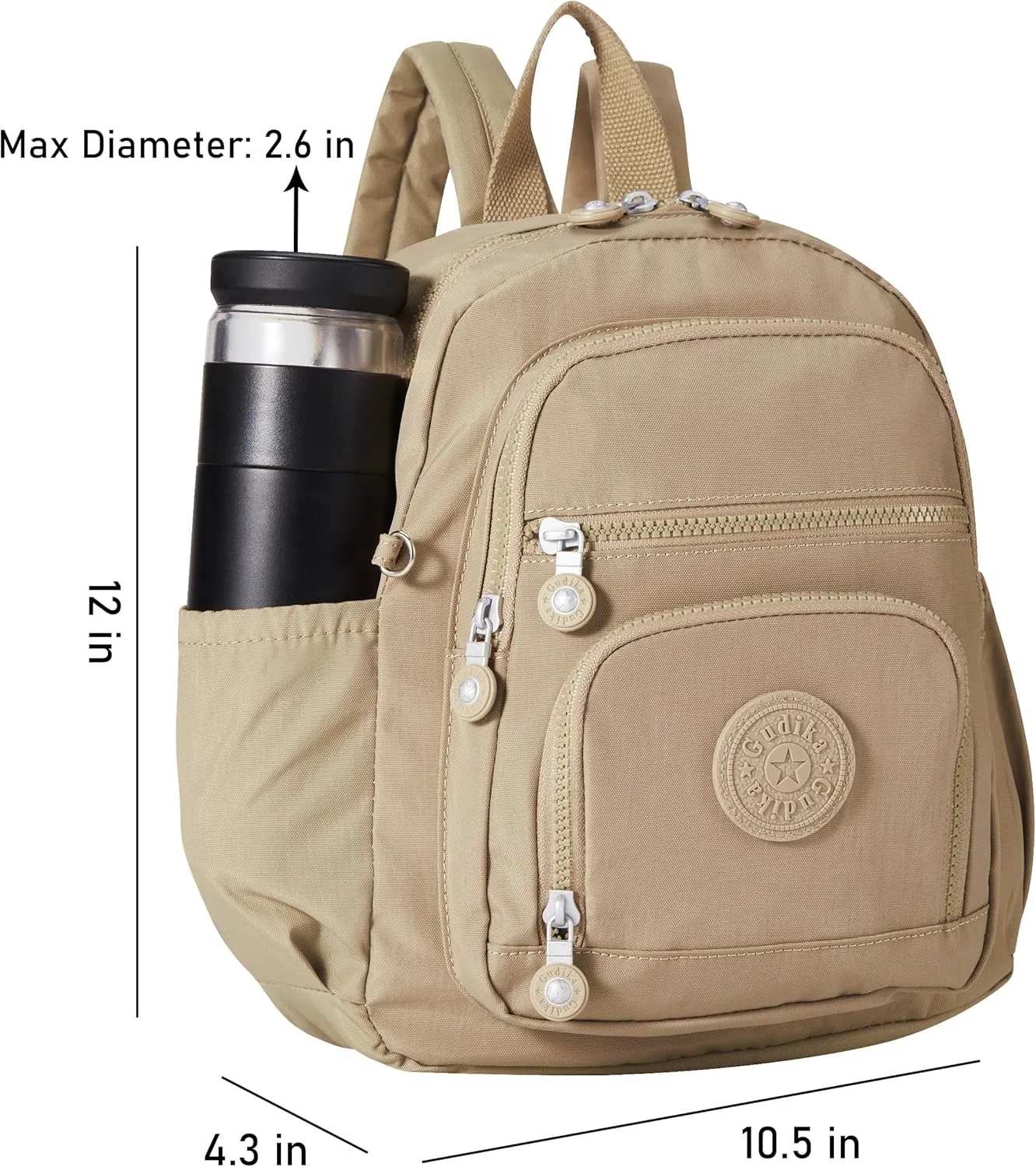 Mini Hiking Waterproof Laptop Backpack Purse for Women and Men,Travel Backpack 8.6L