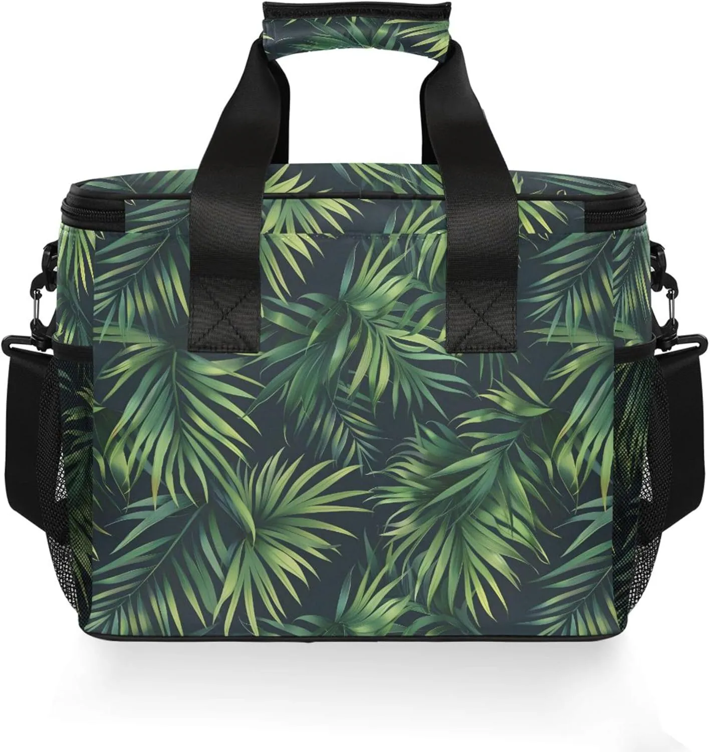 MNSRUU Cooler Bag Green Cactus Soft Cooler Bag Insulated Lunch Totes Picnic Bag Beach Cooler Lunch Box Container with Adjustable Shoulder Strap