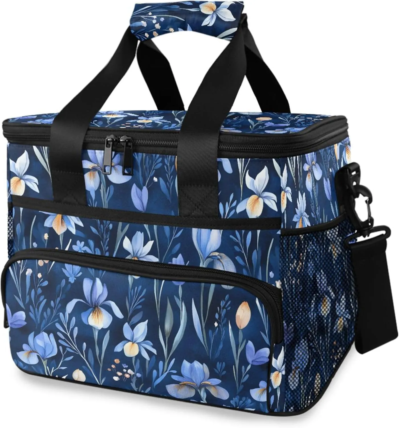 MNSRUU Cooler Bag Retro Ethnic Soft Cooler Bag Insulated Lunch Totes Picnic Bag Beach Cooler Lunch Box Container with Adjustable Shoulder Strap