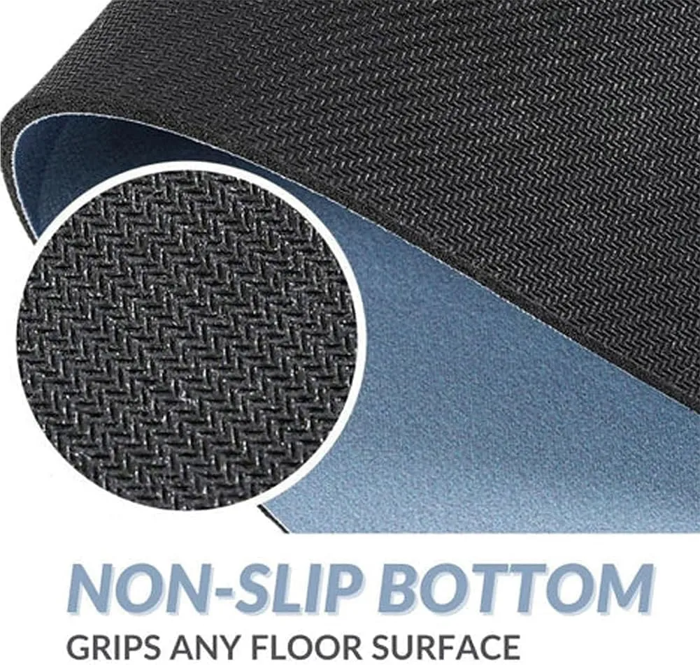 Modrindz Magic Bath Mat - Non Skid, Waterproof Comfort Standing Rug (Gray, 16 x 24 in)