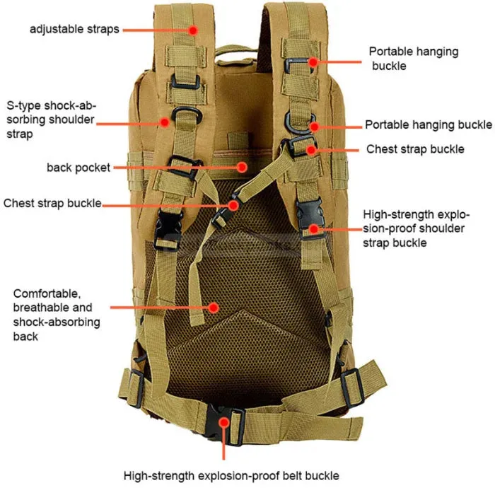 MOLLE Hiking Backpack