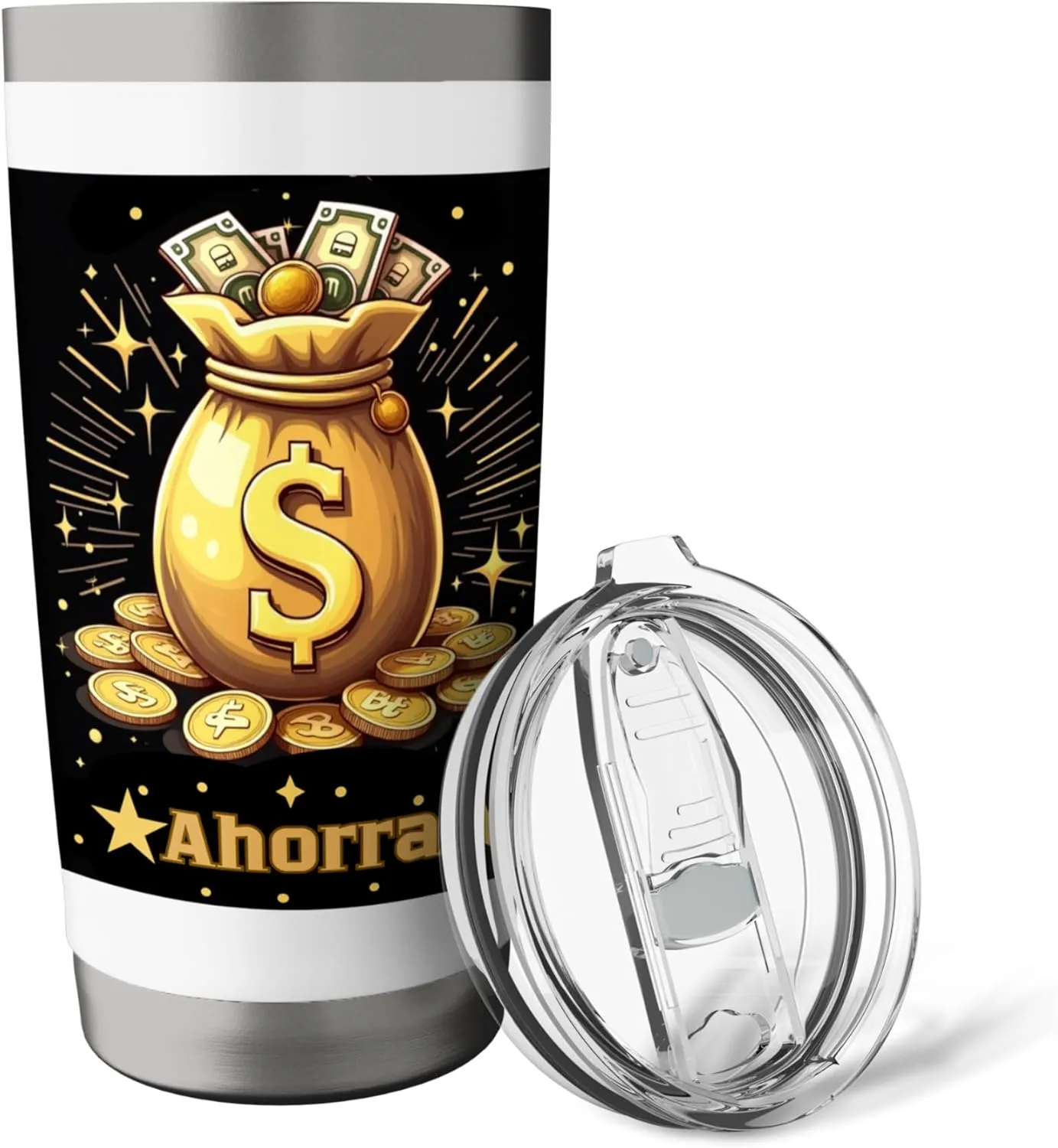 Money Bag Stainless Steel Insulated Tumbler