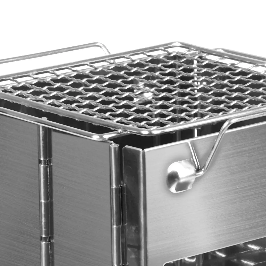 Moyasu Camp Stove Camping Wood BBQ Grill Medium