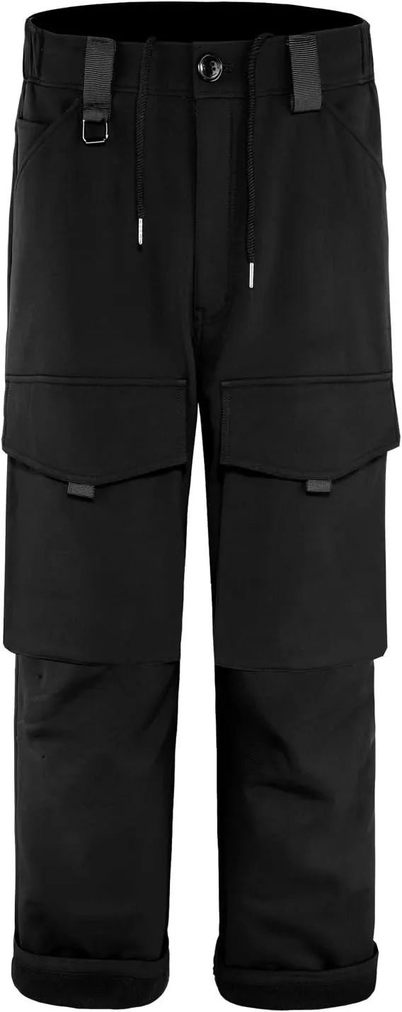 Mr.Stream Men's Hiking Multi Pocket Mountain Outdoor Trekking Sports Camping Windproof Fleece Pants