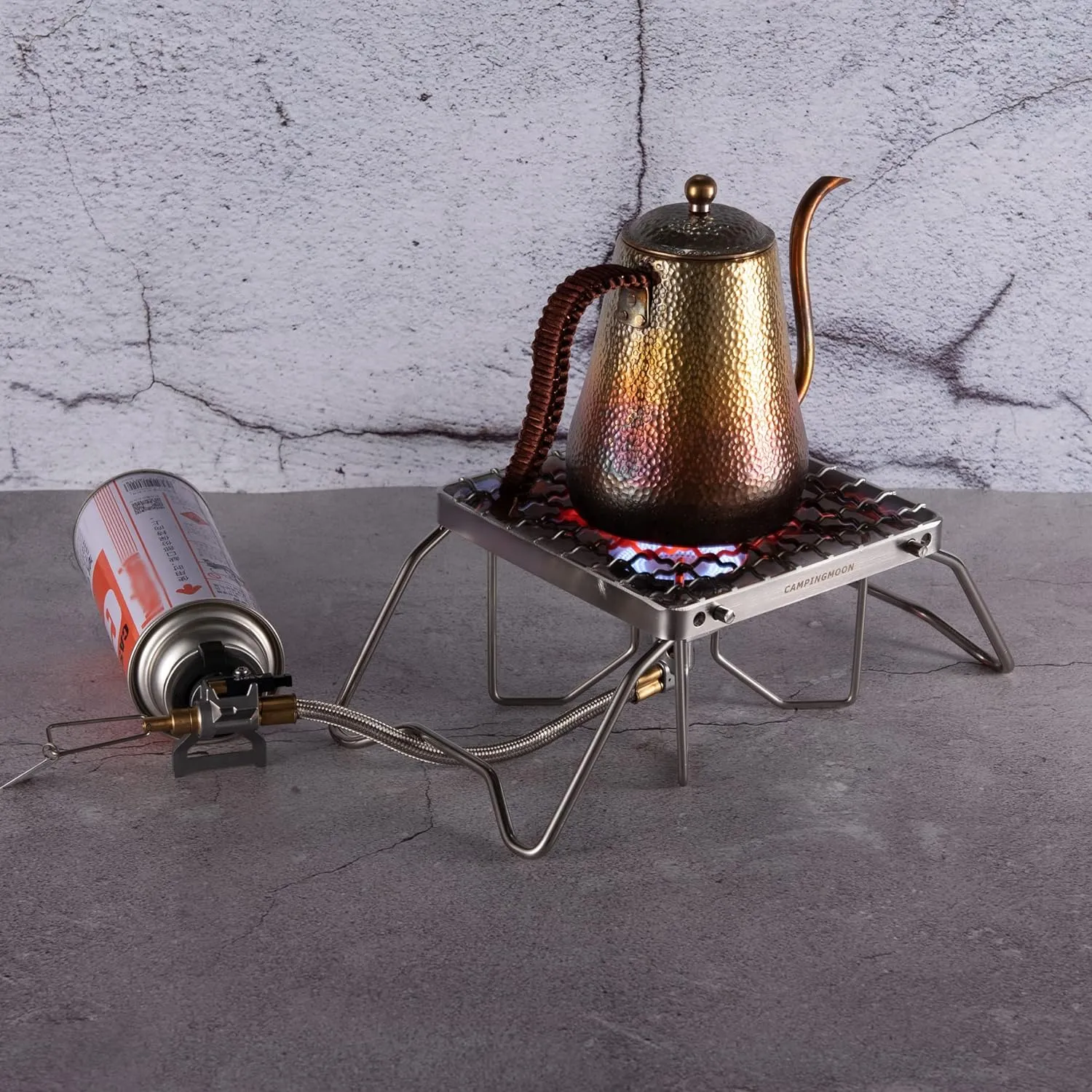 MS-1011 Portable Folding Campfire Grill Grate over Fire Split Stoves 304 Stainless Steel, Grid wire