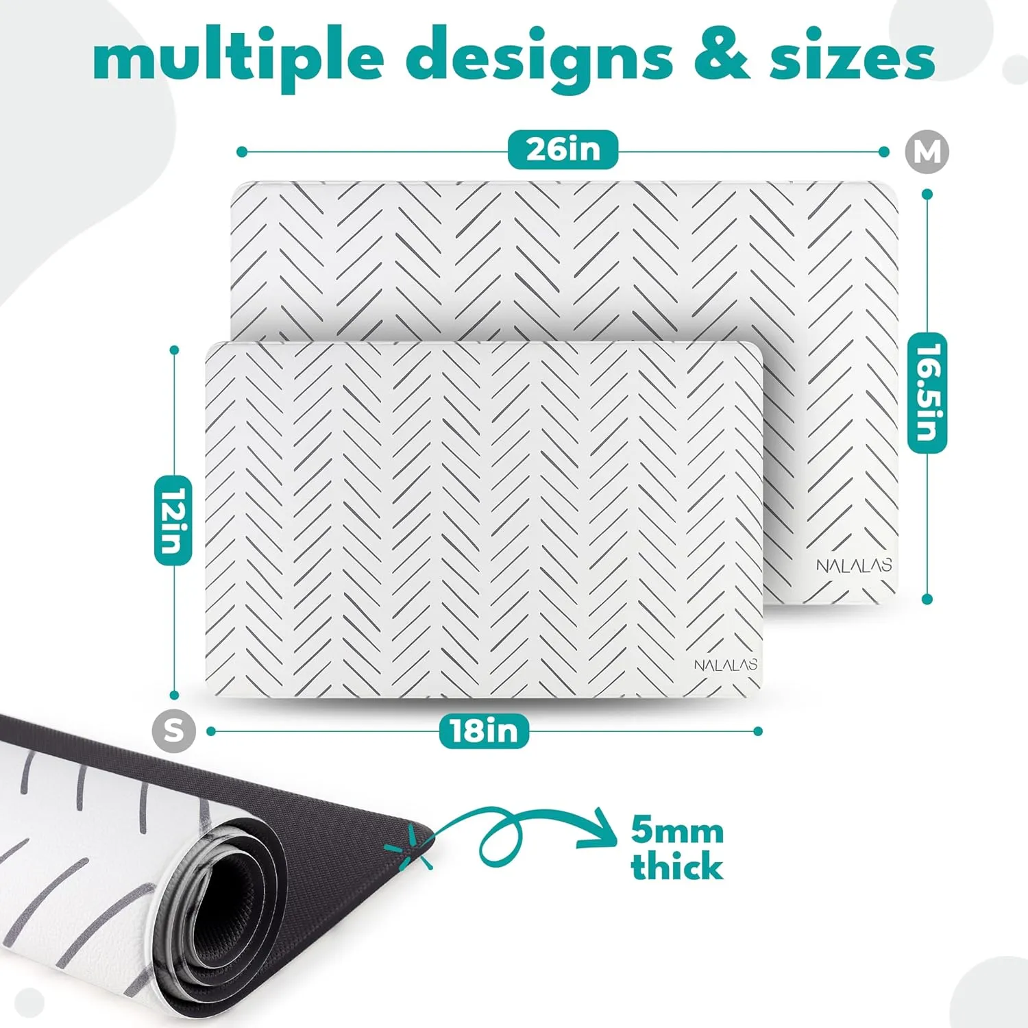 Mud Cloth Pet Food Mat - Cats & Small Dogs