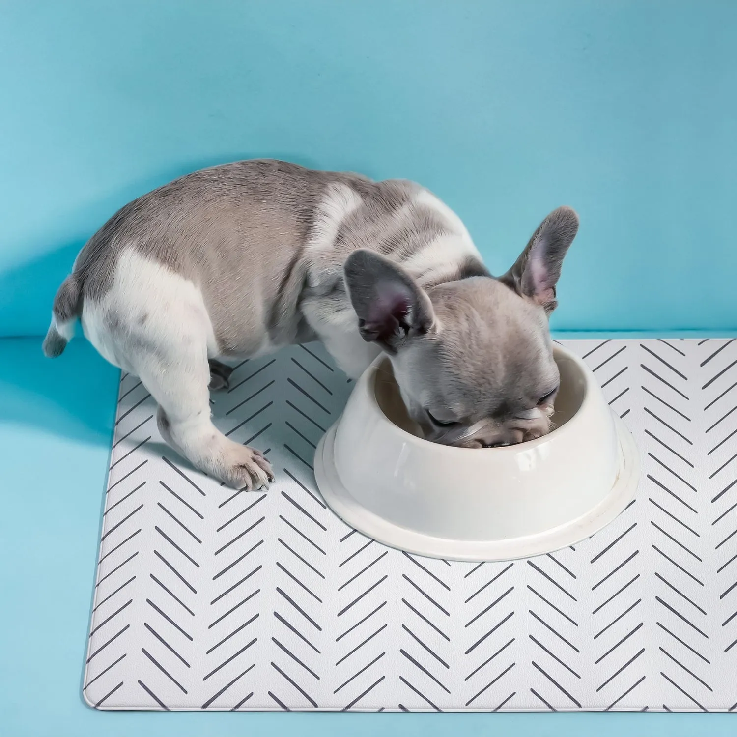 Mud Cloth Pet Food Mat - Cats & Small Dogs