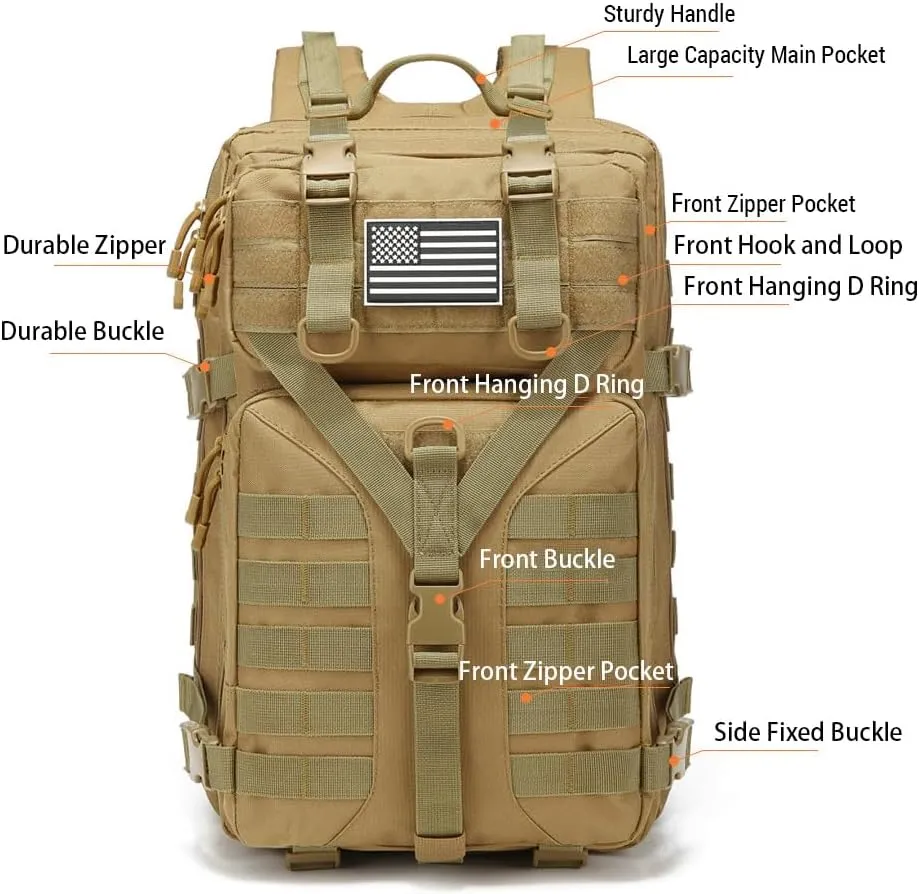 Multi-functional 45L Camping Backpack Oxford Cloth Large Capacity Outdoor Hiking Backpack,trekking backpack