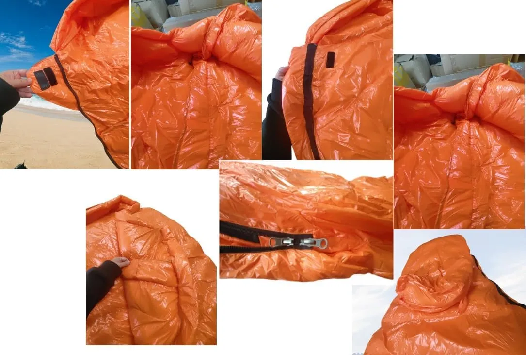 Mummy Down Sleeping Bag Temperatures Range from 5F Degree to 68F Degree White Goose Down Sleeing Bag Outdoor Activity