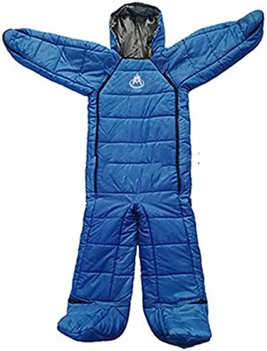 Mummy Sleeping Bag Humanoid Sleeping Bag Outdoor Camping Sleeping Bag Winter Indoor Outdoor Portable Ultralight Warm Adult Windproof Sleeping Bag