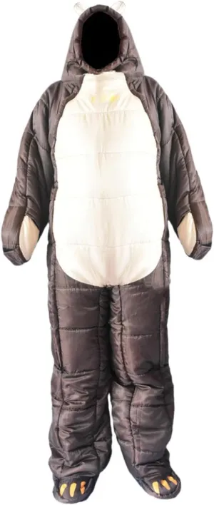 Mummy Sleeping Bag,Bear Shaped,Winter,Portable,Warm Lightweight Camping Sleeping Bag Humanoid Sleep Bag for Travel Indoor