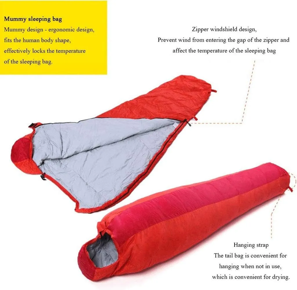 Mummy Sleeping Bag，Sleeping Bag for Camping, Hiking, Backpacking and Travel - Waterproof, Compact and Ultralight Sleeping Sack