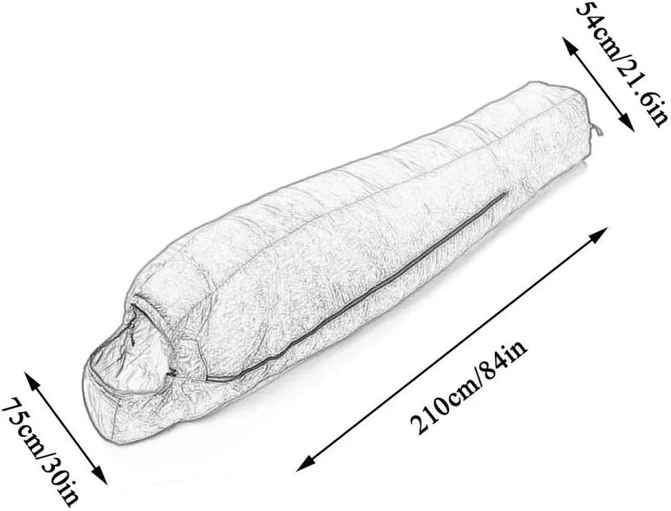 Mummy Sleeping Bag，Sleeping Bag for Camping, Hiking, Backpacking and Travel - Waterproof, Compact and Ultralight Sleeping Sack