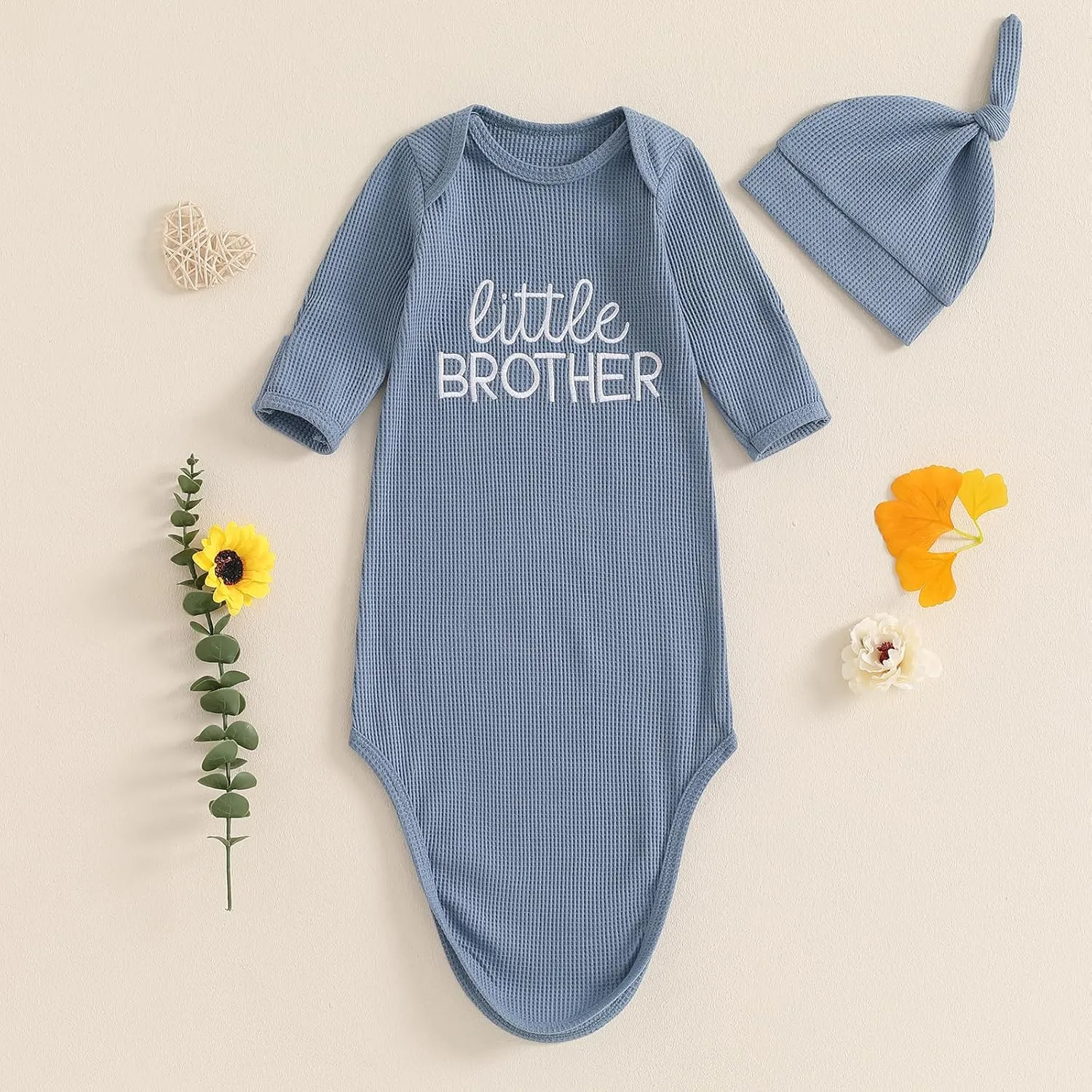 Newborn Sleeper Gown Baby Boy Girl Football Outfit Infant Nightgown Sleeping Bag Sleepwear Pajamas