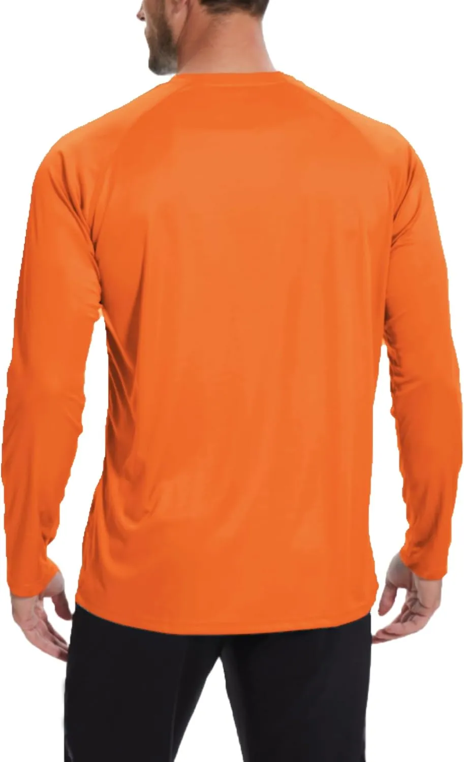 NEYOUQE Men's Sun Protection UPF 50  Shirts Long Sleeve Running Workout Athletic Gym Shirt UV Swim Fish Rash Guard Hiking