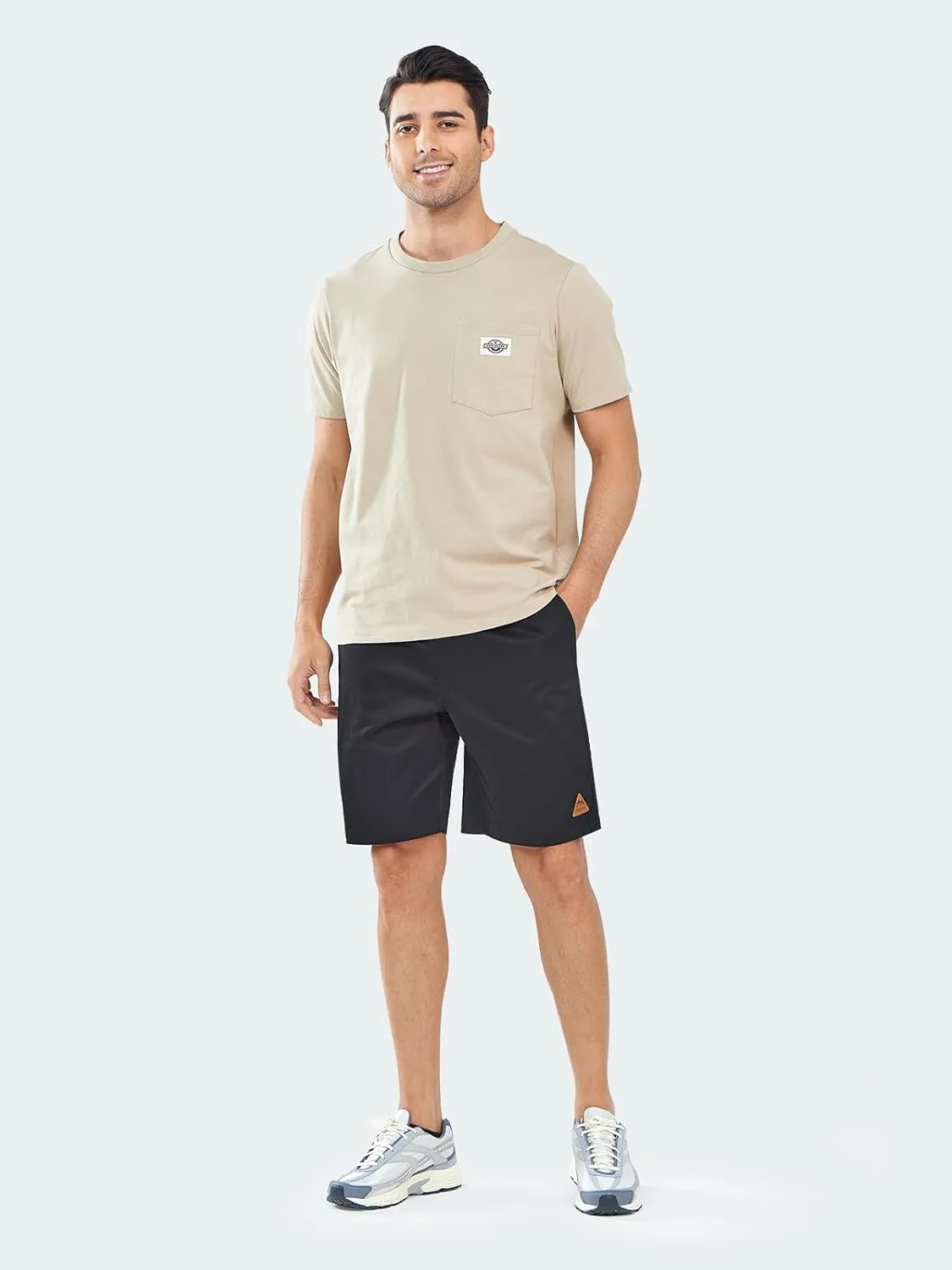 NORTHYARD Men's Casual Shorts-Cotton 9" Golf Work Summer Beach Hiking Shorts with Pockets