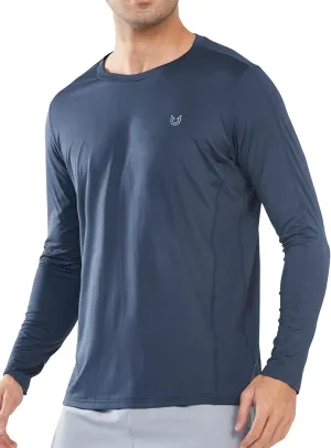 NORTHYARD Men's Sun Protection Shirts Long Sleeve Swim Fishing UPF 50  Shirt UV Hiking Lightweight Rash Guard Athletic