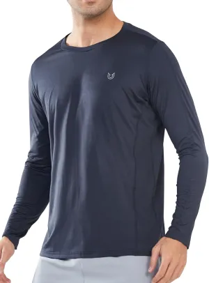 NORTHYARD Men's Sun Protection Shirts Long Sleeve Swim Fishing UPF 50  Shirt UV Hiking Lightweight Rash Guard Athletic