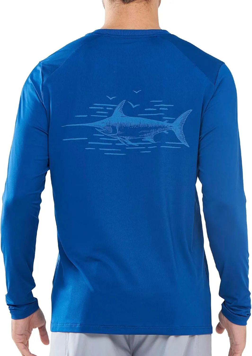 NORTHYARD Men's UPF 50  Sun Protection Shirts Long Sleeve Swim Beach Rash Guard UV Lightweight Quick Dry Fishing SPF T-Shirt