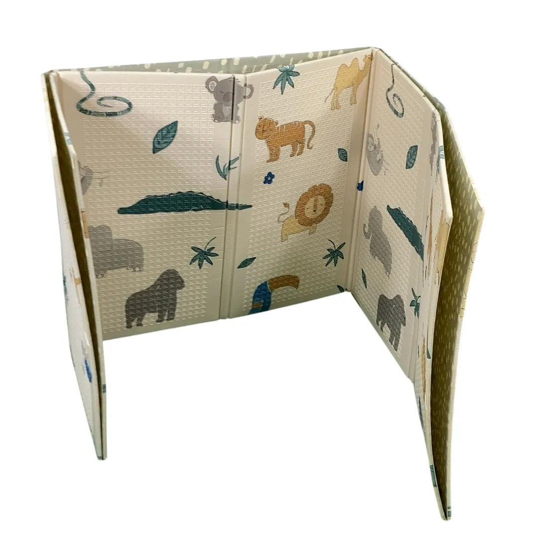 Nuby Reversible Floor Mat, Safari