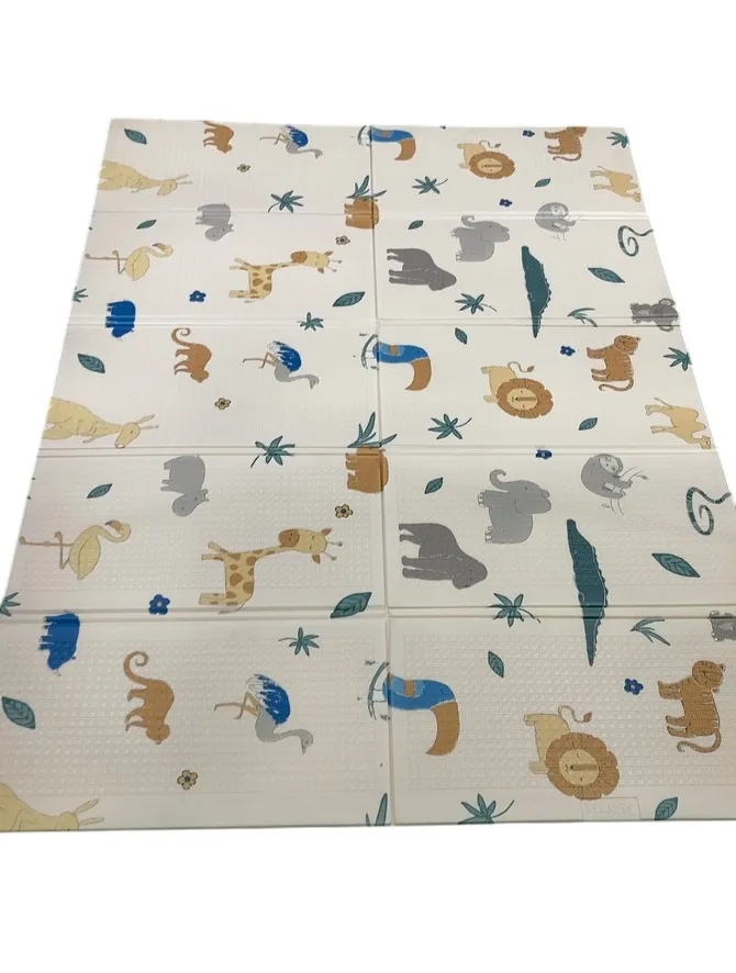Nuby Reversible Floor Mat, Safari