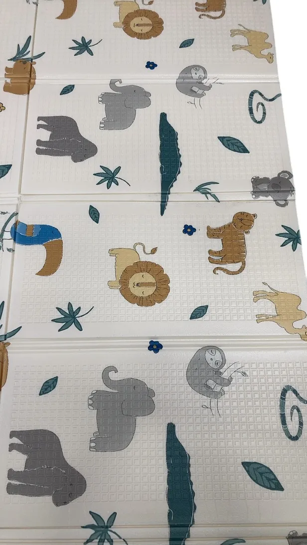 Nuby Reversible Floor Mat, Safari