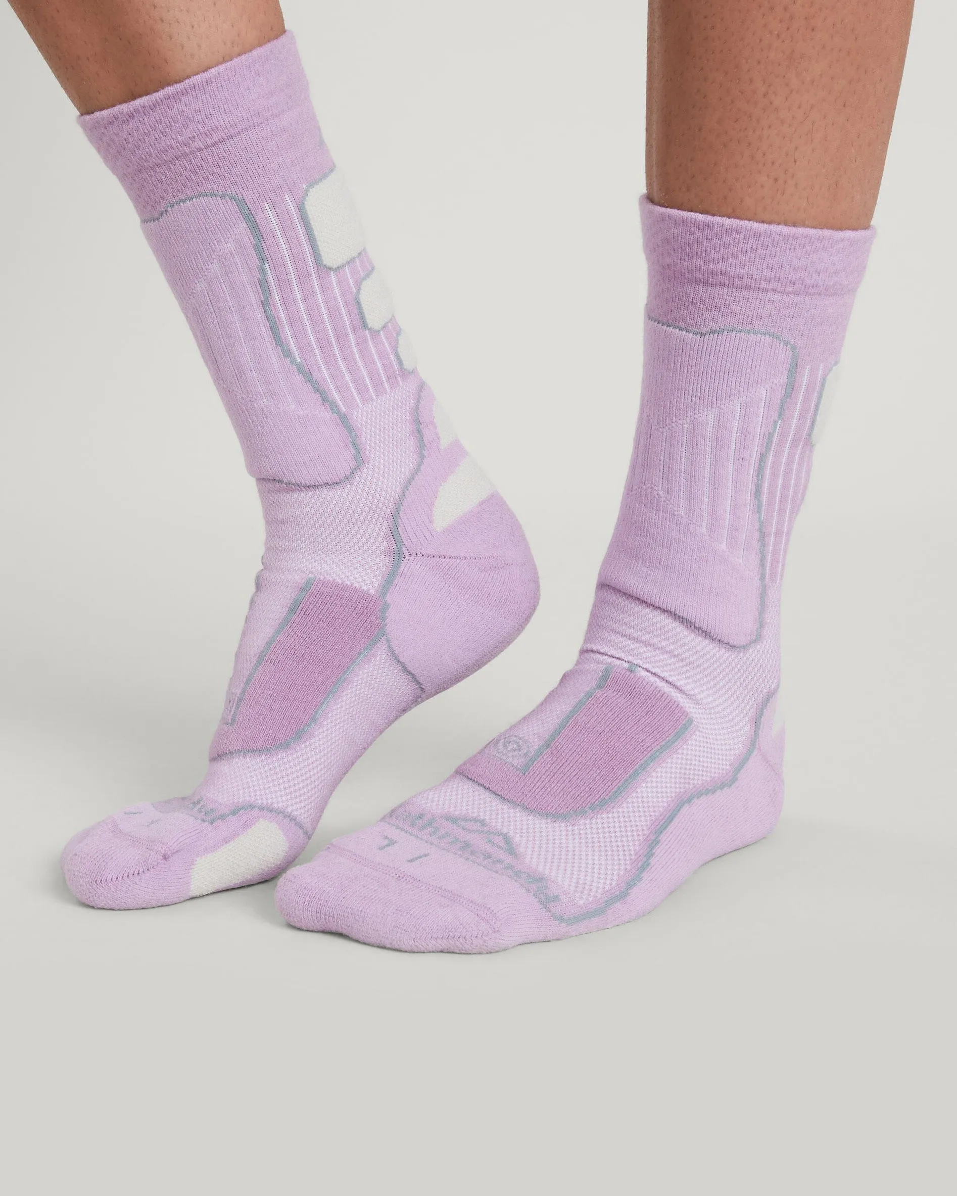 NuYarn Ergonomic Hiking Socks - Lupin Field