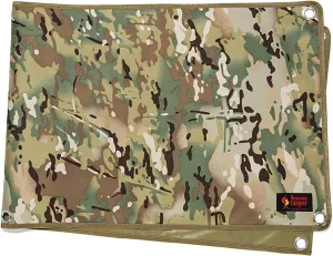 OCB-2043MC Waterproof Ground Sheet, M-HALF Size (55.1 x 19.7 inches (140 x 50 cm), Multi Camo