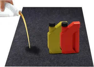 Oil Spill Mat,Absorbent Oil Mat Reusable Washable,Contains Liquids, Protects Driveway Surface,Garage or Shop,Parking,Floor(36inches x 48inches)