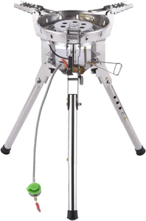 One-piece Camping Gas Stove High Power Portable Foldable Burner Camping Picnic Windproof Stove Backpaking Camp Cooker BRS-69