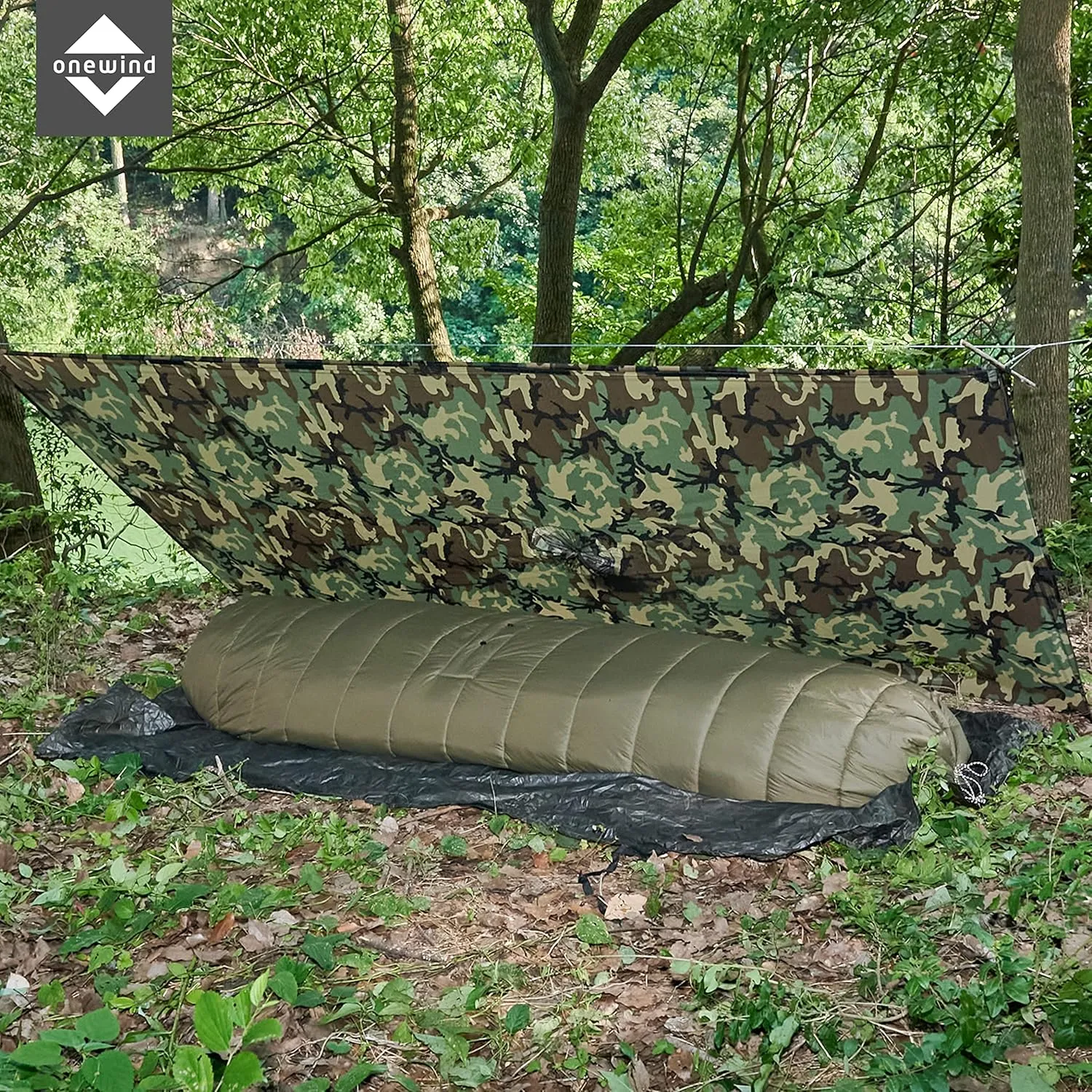 Onewind Hammock Top Quilt with Footbox, Lightweight and Portable Sleeping Quilt Camping Sleeping Bag for Backpacking and Hiking