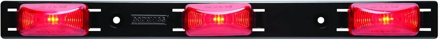 Optronics MCL83RK Red Sealed LED ID Light Bar for Over 80" applications