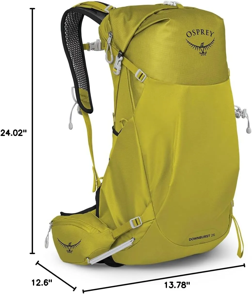 Osprey Downburst 26L Men's Hiking Backpack, Babylonica Yellow