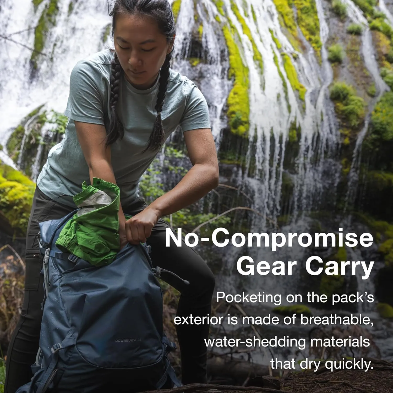 Osprey Downburst 34L Women's Hiking Backpack, Tidal Blue