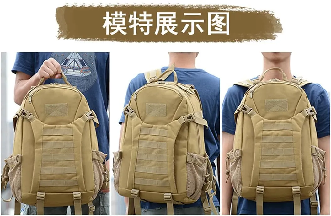 Outdoor Camouflage Bag Large Capacity Waterproof Tactical Backpack Military Rucksacks Camping Hiking Hunting Bags