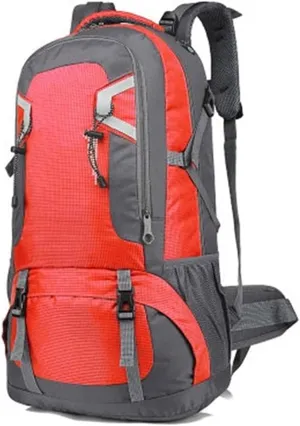 Outdoor Camping Bag Portable Backpack,Travel Hiking Backpack, Lightweight Hiking Daypack for Camping Outdoor Hiking Travel ( Color : Red , Size : 60L )
